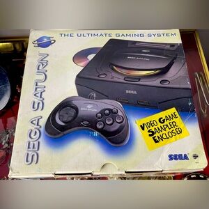 SOLD-1996 SEGA Saturn With Original Box tested and Working